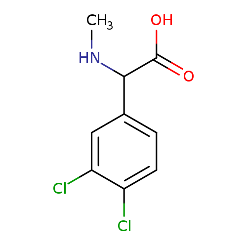2-(3,4-dichlorophenyl)-2-(methylamino)acetic acid