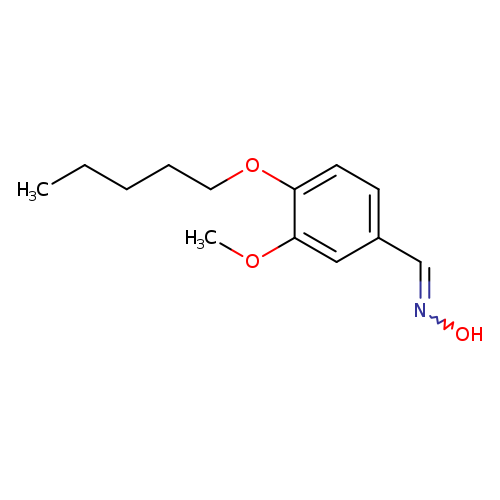 N-{[3-methoxy-4-(pentyloxy)phenyl]methylidene}hydroxylamine