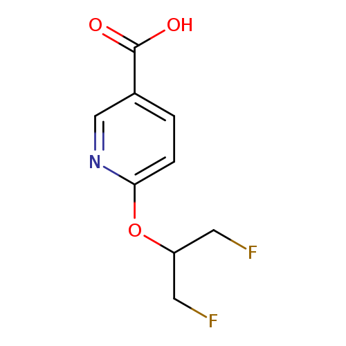 6-[2-Fluoro-1-(fluoromethyl)ethoxy]nicotinic acid