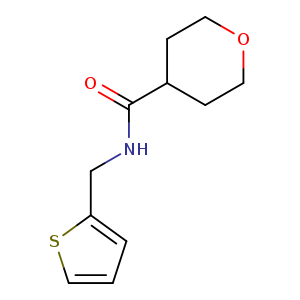 N-[(thiophen-2-yl)methyl]oxane-4-carboxamide