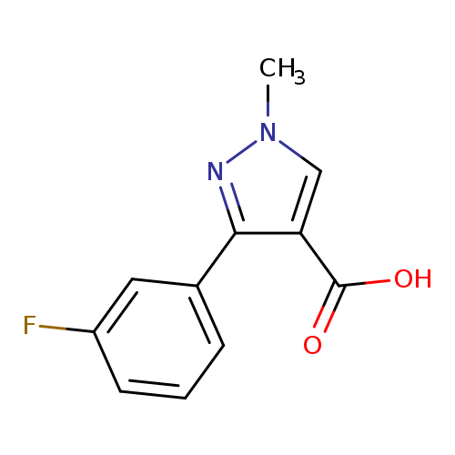 3-(3-FLUOROPHENYL)-1-METHYL-1H-PYRAZOLE-4-CARBOXYLIC ACID