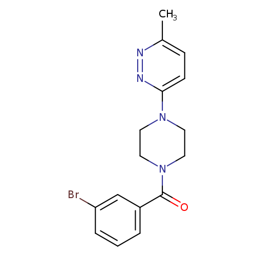 3-[4-(3-bromobenzoyl)piperazin-1-yl]-6-methylpyridazine