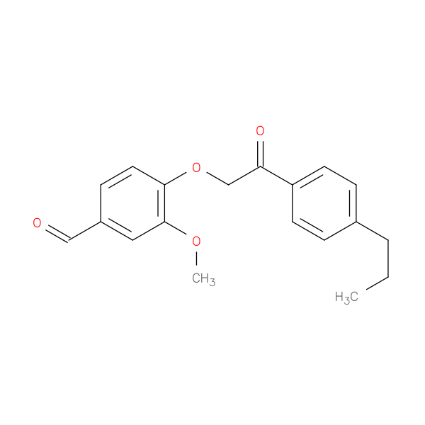 3-methoxy-4-[2-oxo-2-(4-propylphenyl)ethoxy]benzaldehyde