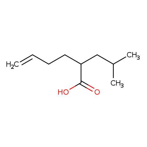2-(2-methylpropyl)hex-5-enoic acid
