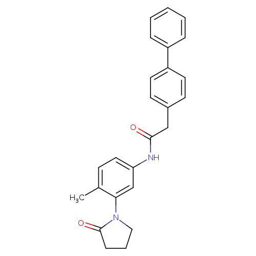2-{[1,1'-biphenyl]-4-yl}-N-[4-methyl-3-(2-oxopyrrolidin-1-yl)phenyl]acetamide