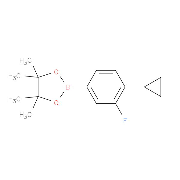 2-(4-cyclopropyl-3-fluorophenyl)-4,4,5,5-tetramethyl-1,3,2-dioxaborolane