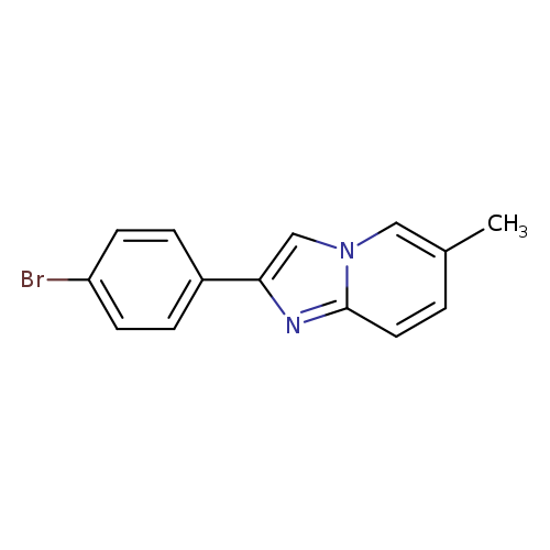 Imidazo[1,2-a]pyridine, 2-(4-bromophenyl)-6-methyl-