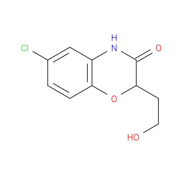 6-Chloro-2-(2-hydroxyethyl)-2h-1,4-benzoxazin-3(4h)-one