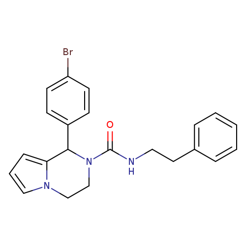 1-(4-bromophenyl)-N-(2-phenylethyl)-1H,2H,3H,4H-pyrrolo[1,2-a]pyrazine-2-carboxamide