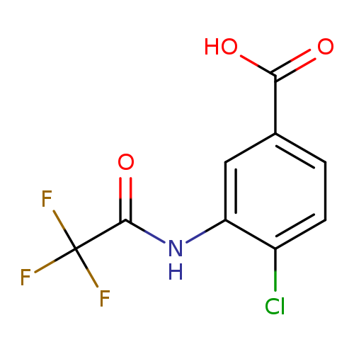 4-chloro-3-[(trifluoroacetyl)amino]benzoic acid