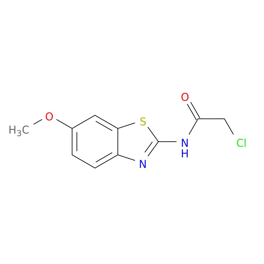 2-chloro-N-(6-methoxy-1,3-benzothiazol-2-yl)acetamide