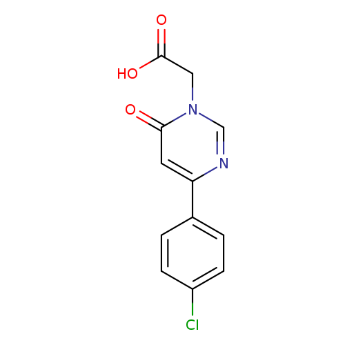 2-(4-(4-Chlorophenyl)-6-oxopyrimidin-1(6H)-yl)acetic acid