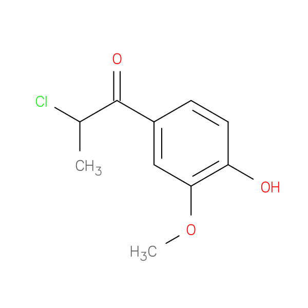 2-Chloro-1-(4-hydroxy-3-methoxyphenyl)propan-1-one