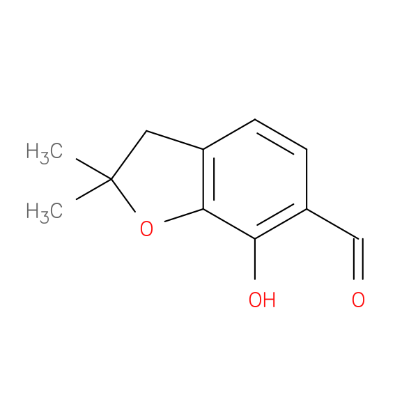 7-Hydroxy-2,2-dimethyl-2,3-dihydro-1-benzofuran-6-carbaldehyde