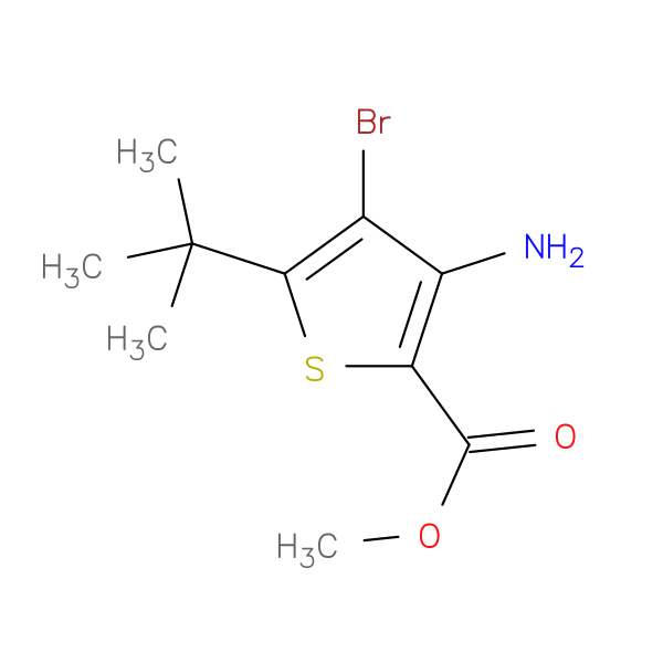methyl 3-amino-4-bromo-5-tert-butylthiophene-2-carboxylate