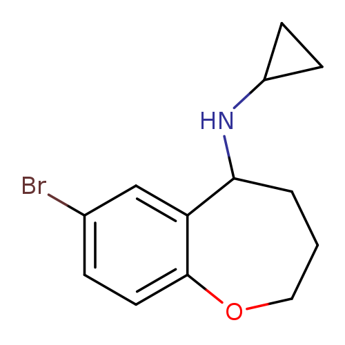 7-bromo-N-cyclopropyl-2,3,4,5-tetrahydro-1-benzoxepin-5-amine