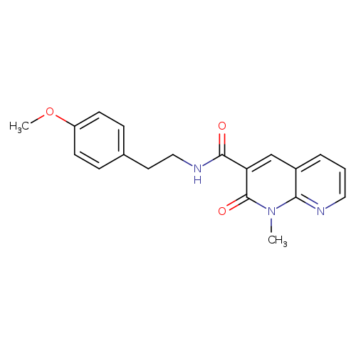 N-[2-(4-methoxyphenyl)ethyl]-1-methyl-2-oxo-1,2-dihydro-1,8-naphthyridine-3-carboxamide