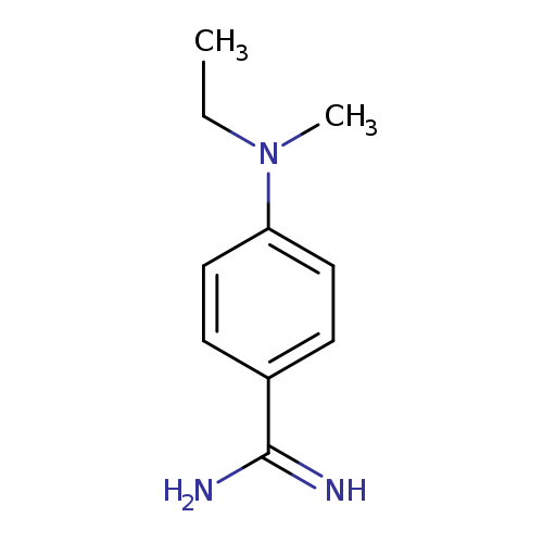 4-[ethyl(methyl)amino]benzene-1-carboximidamide
