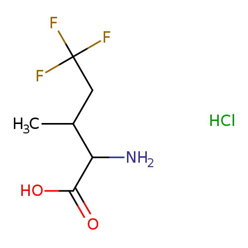 2-amino-5,5,5-trifluoro-3-methylpentanoicacidhydrochloride