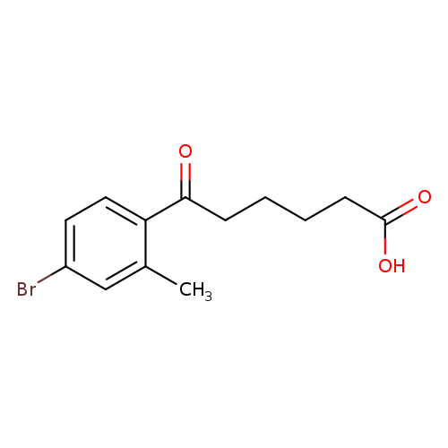 6-(4-Bromo-2-methylphenyl)-6-oxohexanoic acid