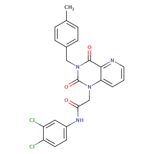 N-(3,4-dichlorophenyl)-2-{3-[(4-methylphenyl)methyl]-2,4-dioxo-1H,2H,3H,4H-pyrido[3,2-d]pyrimidin-1-yl}acetamide