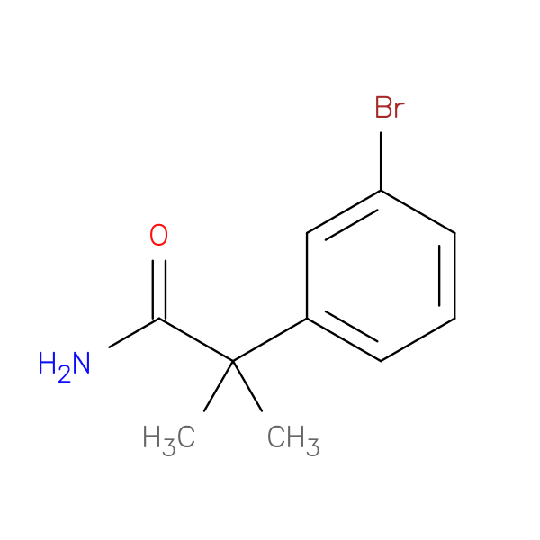 2-(3-Bromophenyl)-2-methylpropanamide