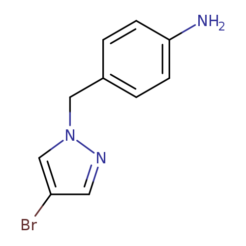 4-((4-Bromo-1H-pyrazol-1-yl)methyl)aniline