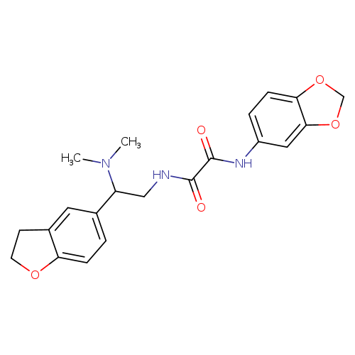 N-(2H-1,3-benzodioxol-5-yl)-N'-[2-(2,3-dihydro-1-benzofuran-5-yl)-2-(dimethylamino)ethyl]ethanediamide