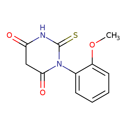 1-(2-methoxyphenyl)-2-sulfanylidene-1,3-diazinane-4,6-dione