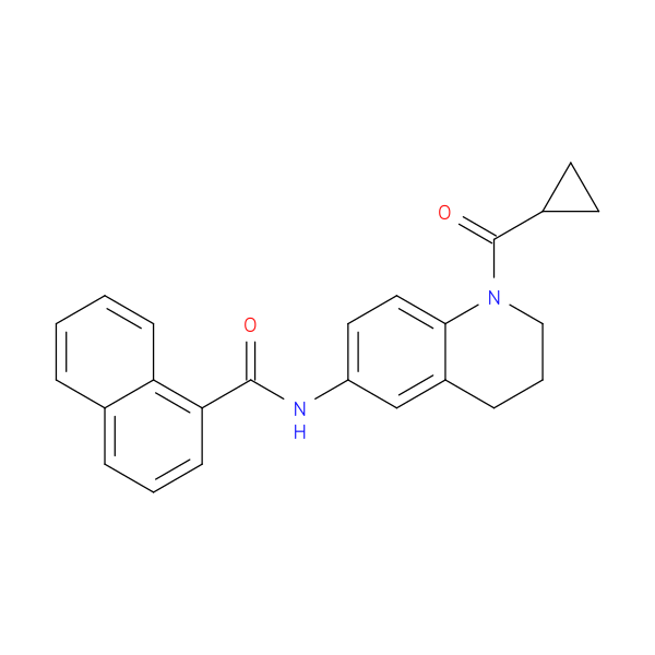 N-(1-cyclopropanecarbonyl-1,2,3,4-tetrahydroquinolin-6-yl)naphthalene-1-carboxamide