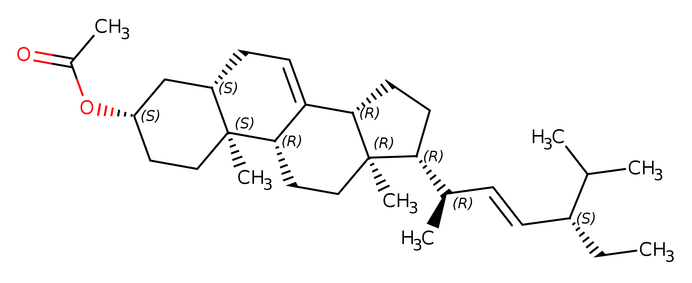 Stigmasta-7,22-dien-3-ol, acetate, (3beta,5alpha,22E)-