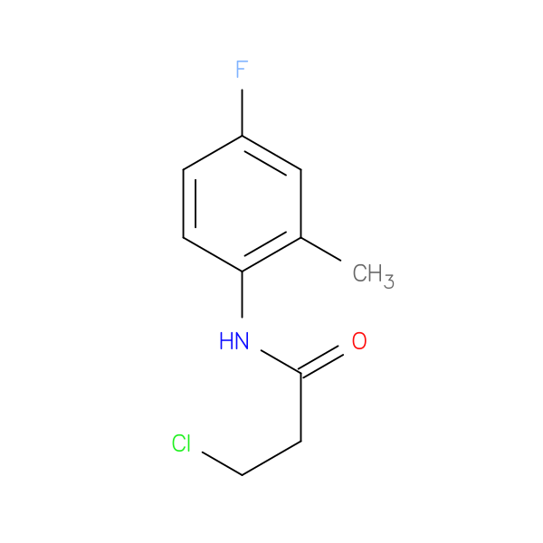 3-Chloro-N-(4-fluoro-2-methylphenyl)propanamide