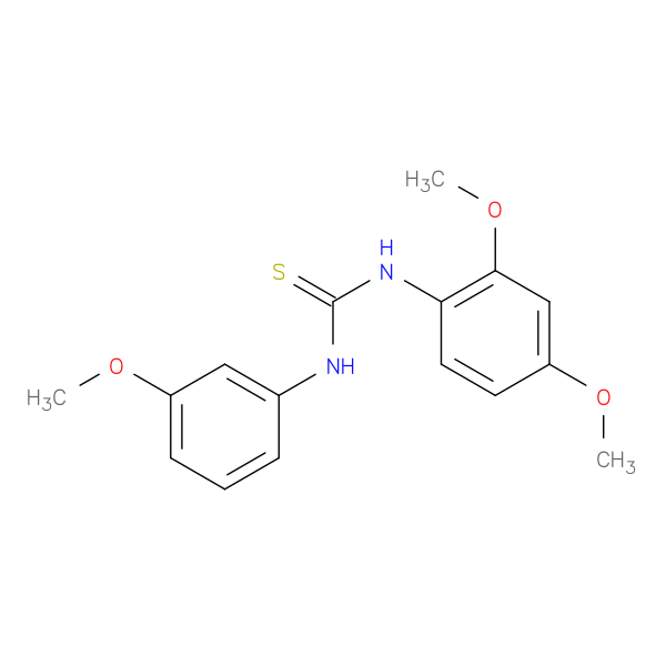 3-(2,4-dimethoxyphenyl)-1-(3-methoxyphenyl)thiourea