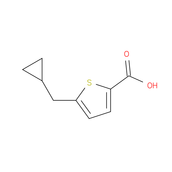 5-(cyclopropylmethyl)thiophene-2-carboxylic acid