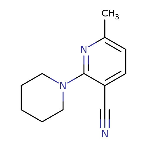 3-Pyridinecarbonitrile, 6-methyl-2-(1-piperidinyl)-
