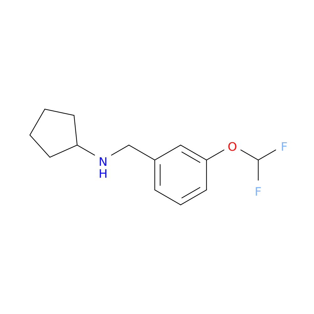 Cyclopentyl-(3-difluoromethoxy-benzyl)-amine