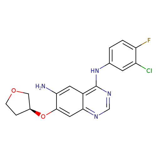 (S)-N4-(3-CHLORO-4-FLUOROPHENYL)-7-(TETRAHYDROFURAN-3-YLOXY)QUINAZOLINE-4,6-DIAMINE