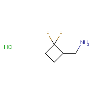 Cyclobutanemethanamine, 2,2-difluoro-, hydrochloride (1:1)