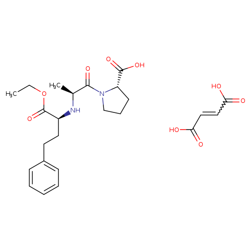 L-Proline, 1-[N-[1-(ethoxycarbonyl)-3-phenylpropyl]-L-alanyl]-, (S)-, (Z)-2-butenedioate (1:1)