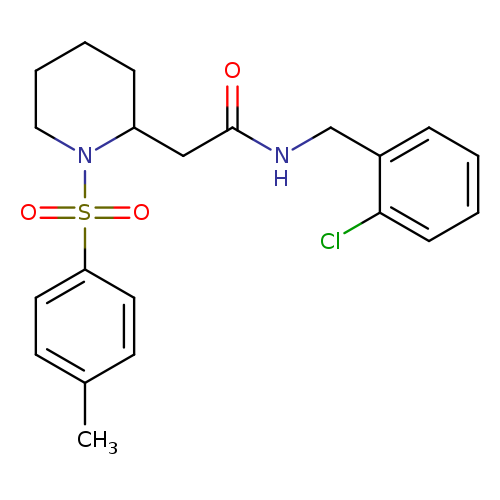 N-[(2-chlorophenyl)methyl]-2-[1-(4-methylbenzenesulfonyl)piperidin-2-yl]acetamide