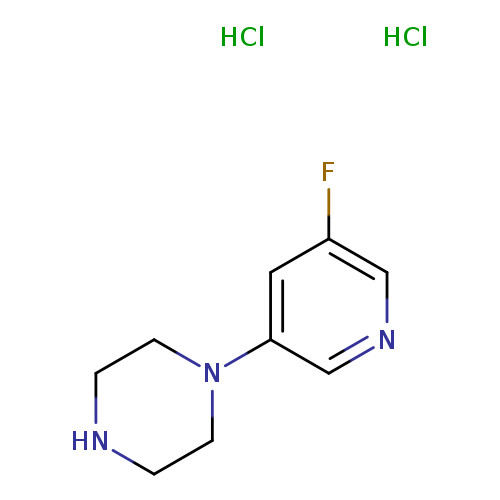 1-(5-fluoropyridin-3-yl)piperazine dihydrochloride