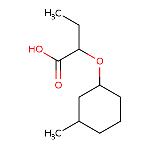 2-[(3-methylcyclohexyl)oxy]butanoic acid, Mixture of diastereomers