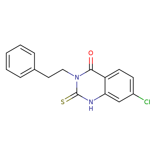 7-chloro-3-(2-phenylethyl)-2-sulfanylidene-1,2,3,4-tetrahydroquinazolin-4-one