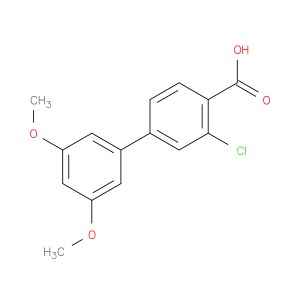 2-Chloro-4-(3,5-dimethoxyphenyl)benzoic acid