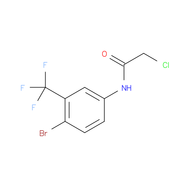N-[4-bromo-3-(trifluoromethyl)phenyl]-2-chloroacetamide