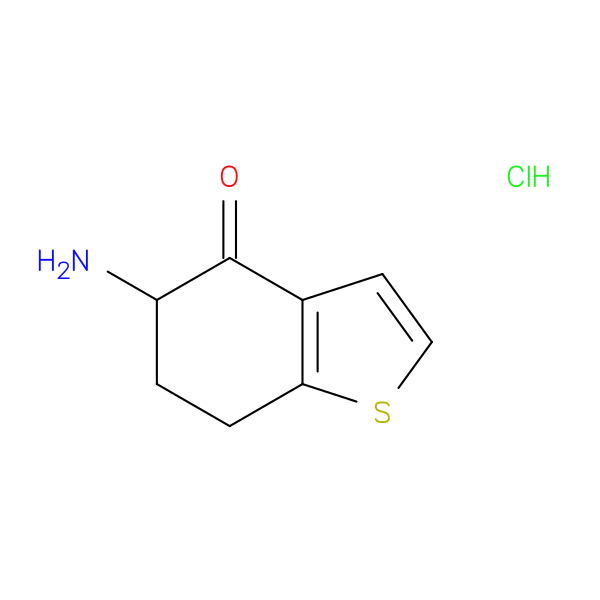5-amino-4,5,6,7-tetrahydro-1-benzothiophen-4-one hydrochloride
