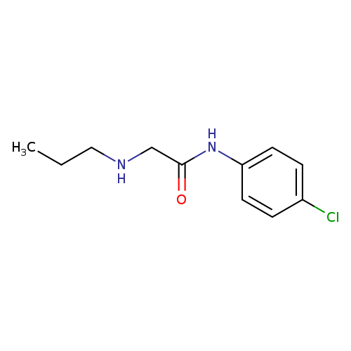 N-(4-chlorophenyl)-2-(propylamino)acetamide