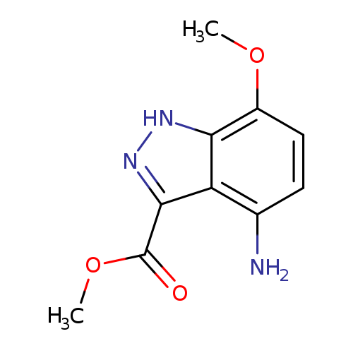 Methyl 4-amino-7-methoxy-1H-indazole-3-carboxylate