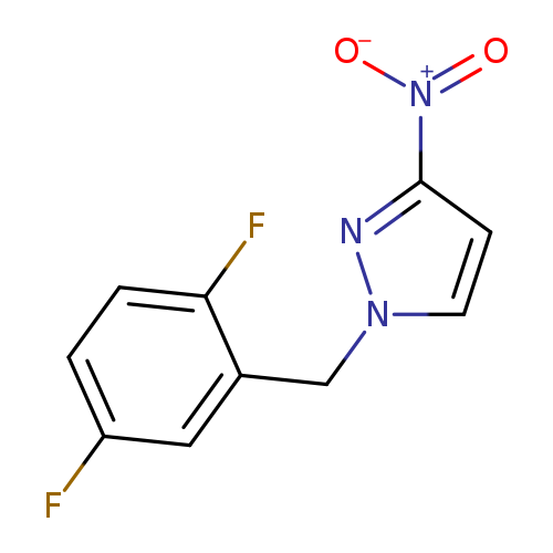 1-[(2,5-difluorophenyl)methyl]-3-nitro-1H-pyrazole