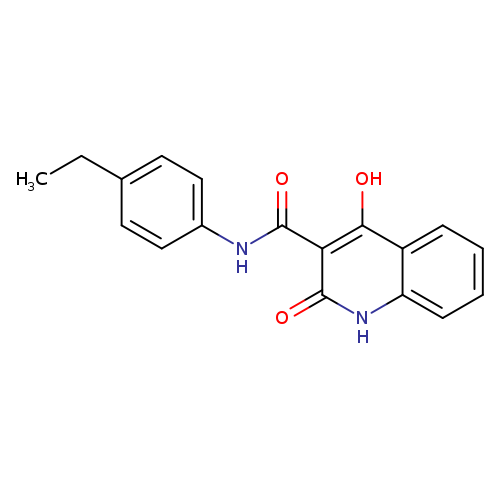 N-(4-ethylphenyl)-4-hydroxy-2-oxo-1,2-dihydroquinoline-3-carboxamide